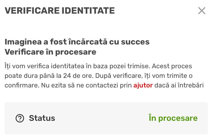 superbet verificare identitate in asteptare
