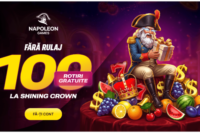 Napoleon Games Casino Cod Bonus: 100 rotiri gratuite fără depunere