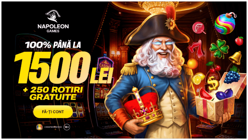 napoleon games rotiri gratuite