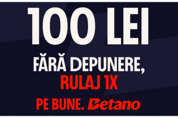 Cod Promoțional Betano: Bonus 100 LEI rotiri gratuite fără depunere
